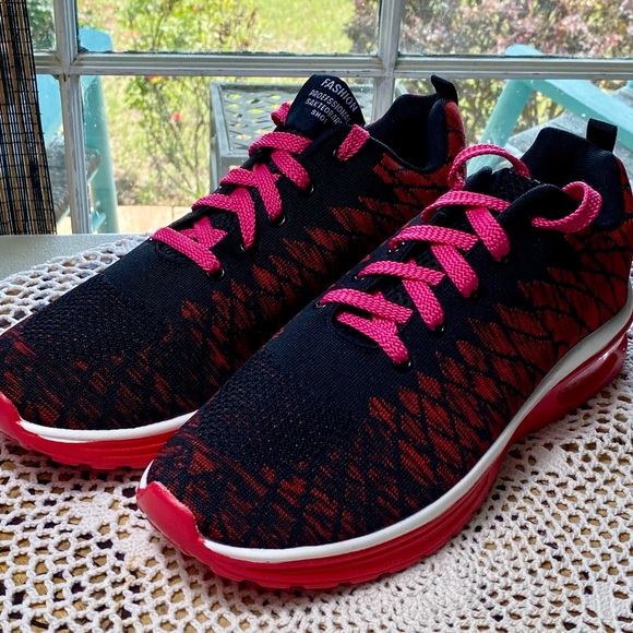 Ladies Fashion Sneakers Running/Walking/ Comfort Plus Heels-Slip Resistant sk650 - Picture 2 of 10